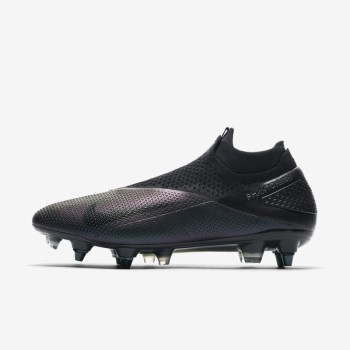 Nike Phantom Vision 2 Elite Dynamic Fit SG-PRO Anti-Clog Traction - Női Focicipő - Fekete/Fekete